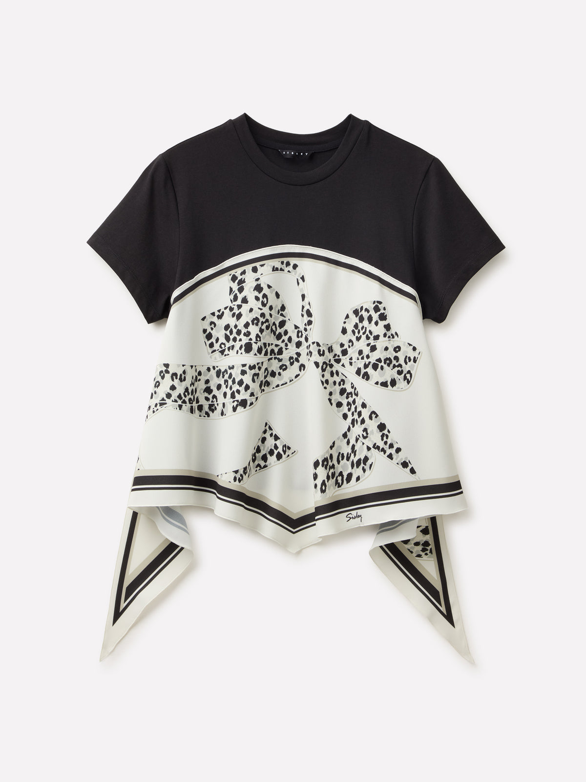 T-shirt com estampado de lenço - ucb_image_FS