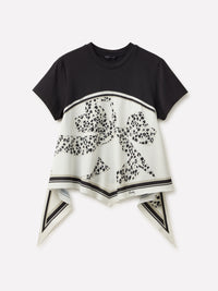 T-shirt com estampado de lenço - ucb_image_FS