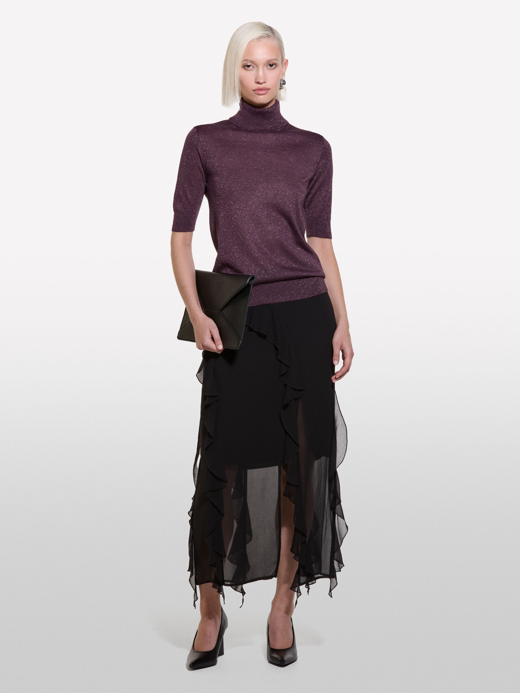 TURTLE NECK SWEATER Women image number null