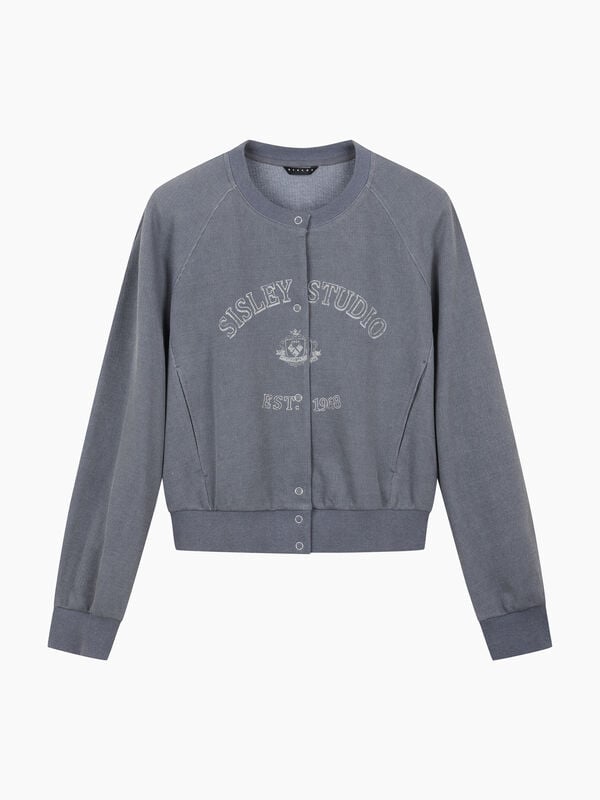 "Sisley Studio" bomber-style sweatshirt - Sweatshirts | Sisley K