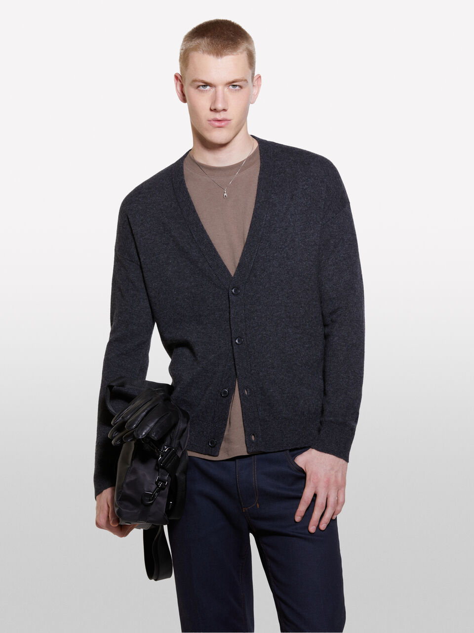 L/S CARDIGAN Men image number null