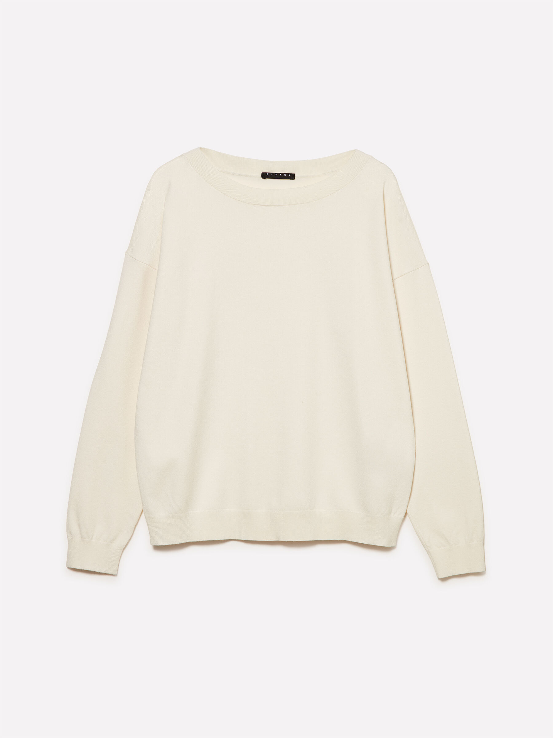 BOAT-NECK SWEAT.L/S Women image number null