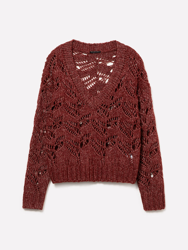 V NECK SWEATER L/S Women