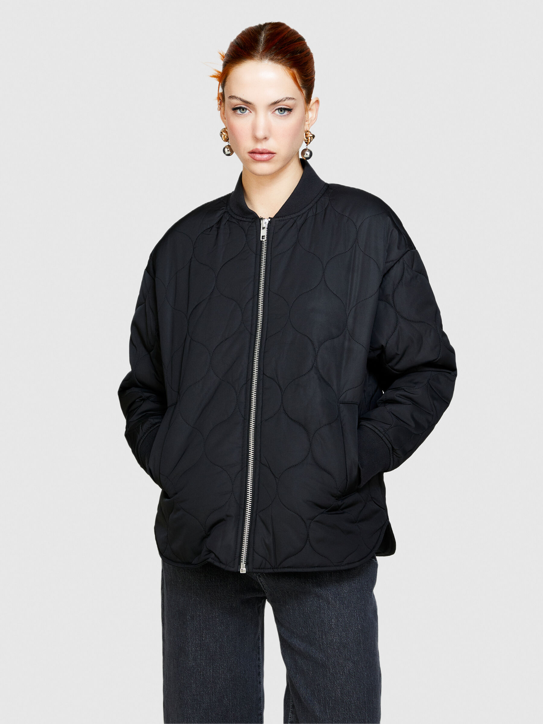 Oversized padded hotsell bomber jacket