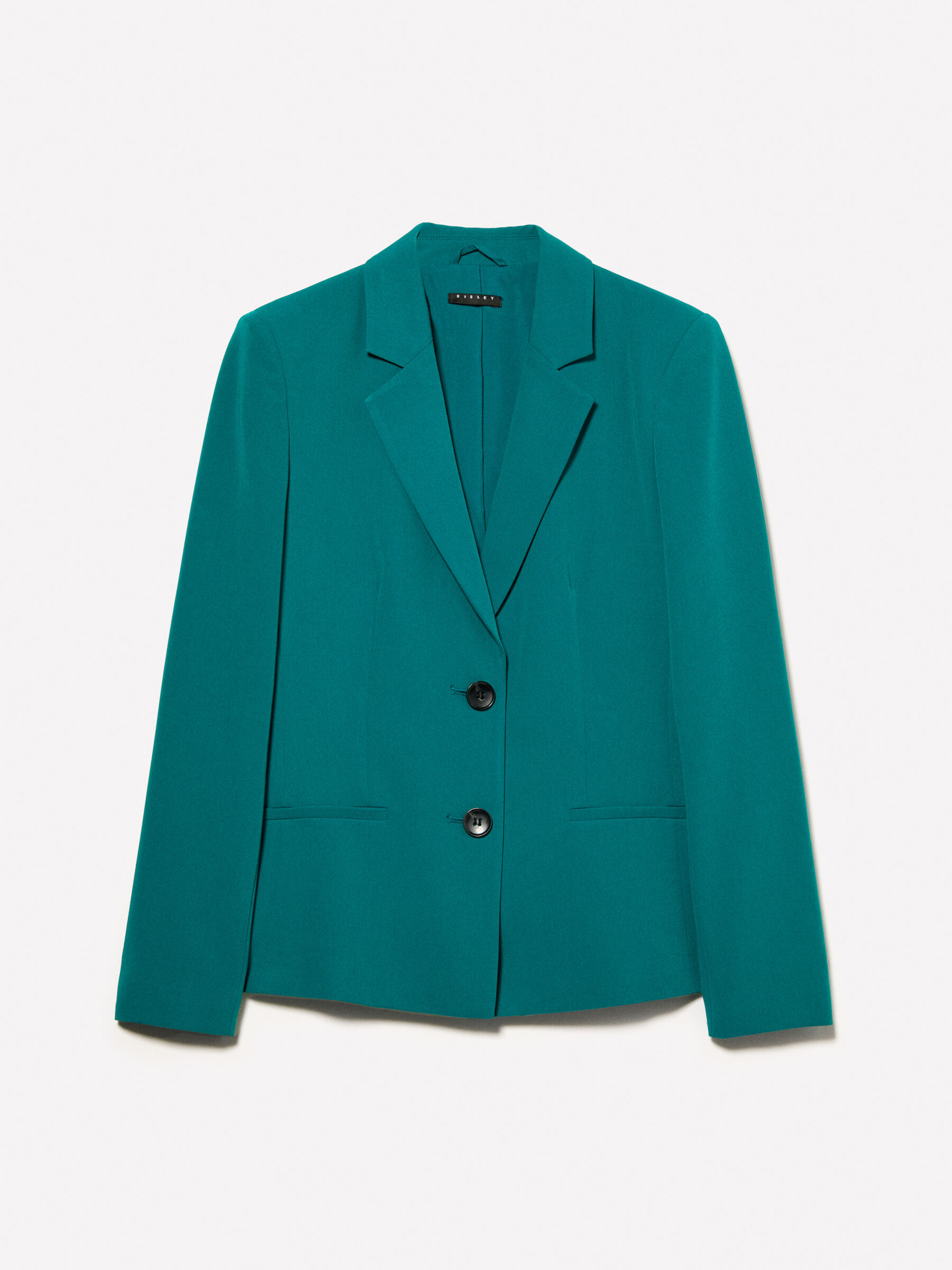 Teal green slim fit blazer Teal Sisley