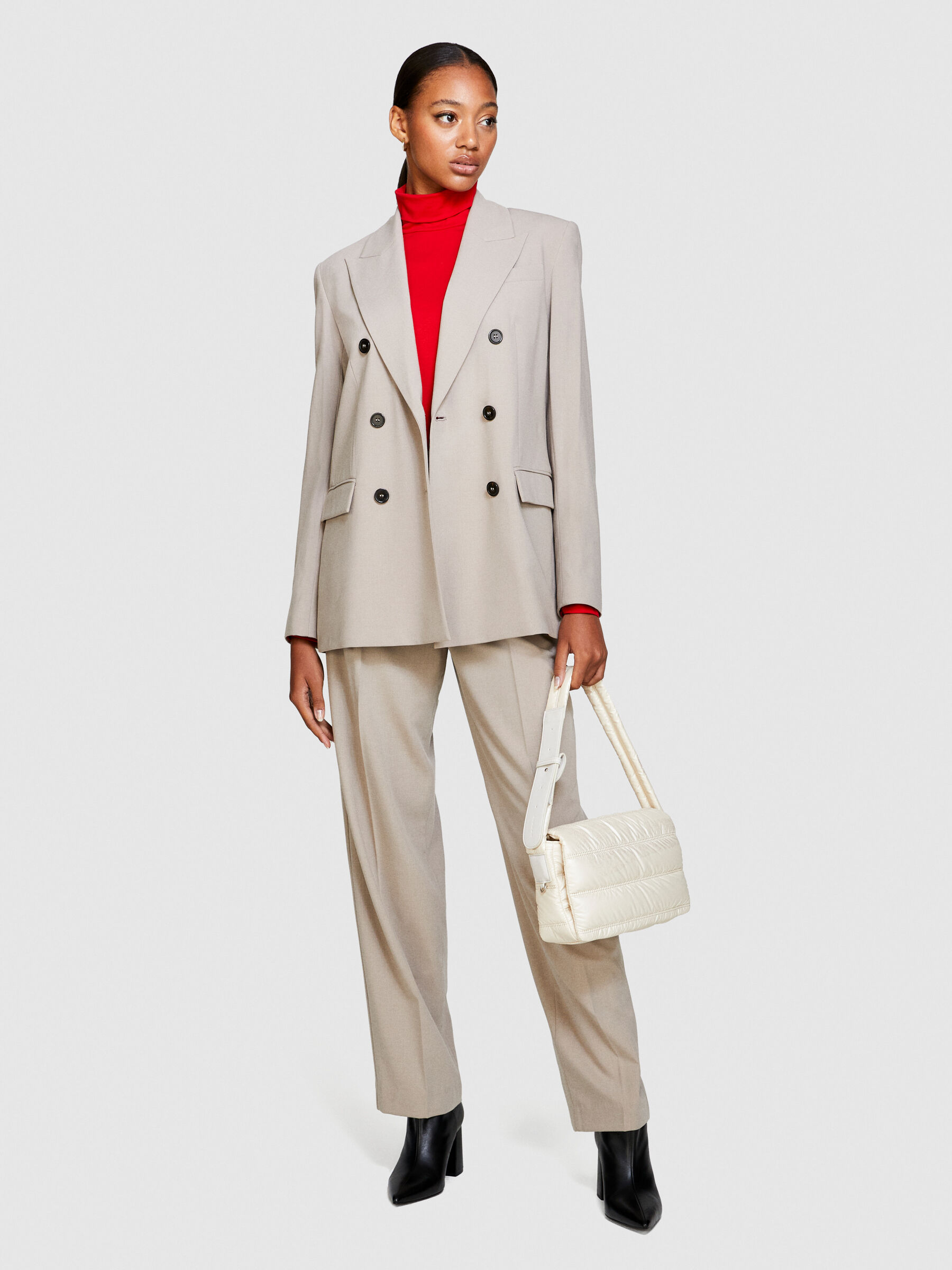 Oversized sale beige blazer