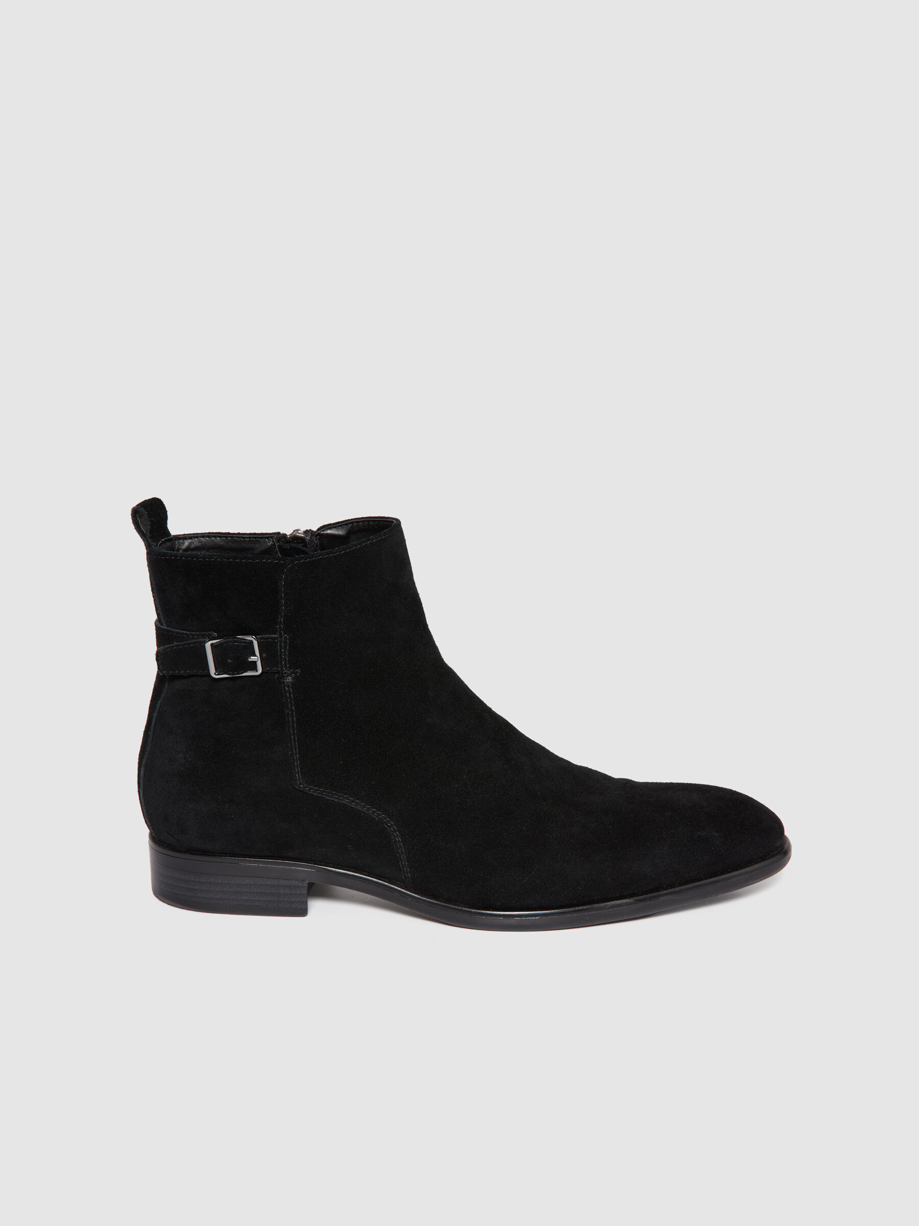 Mens black sale suede boots uk