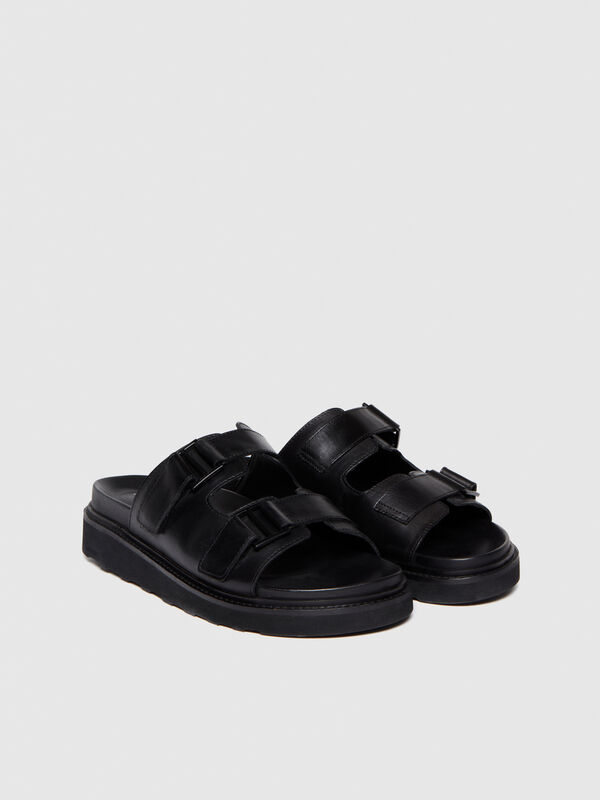 Leather sandals - men's shoes | Sisley