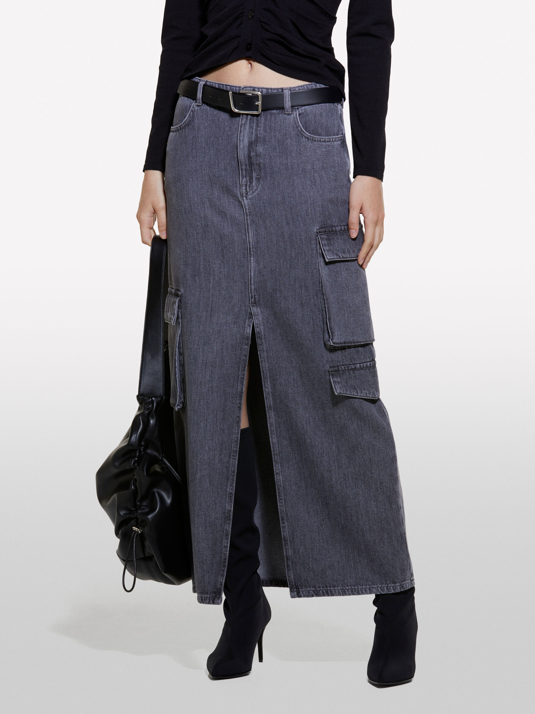 Outfit gonna jeans nera on sale