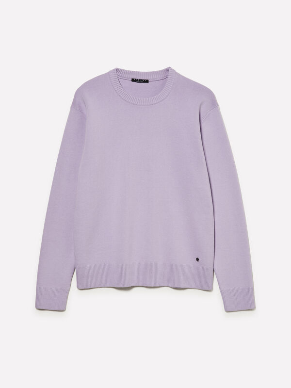 Relaxed fit shirt - men's crew neck sweaters | Sisley