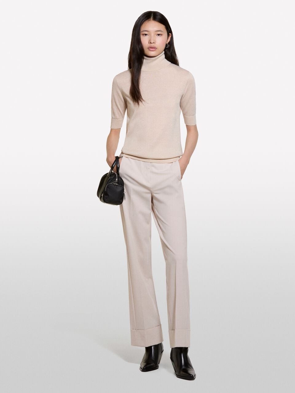 TURTLE NECK SWEATER Women image number null