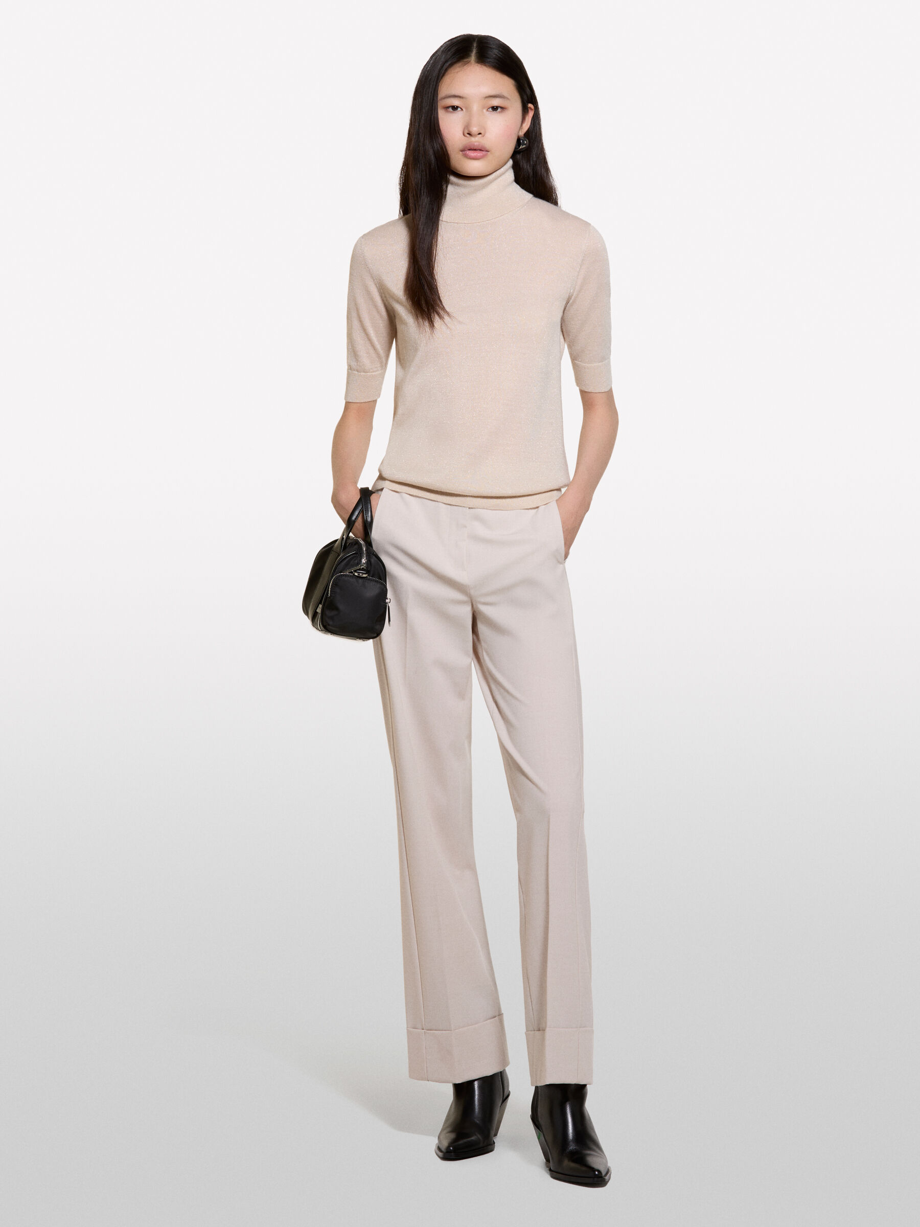 TURTLE NECK SWEATER Women image number null