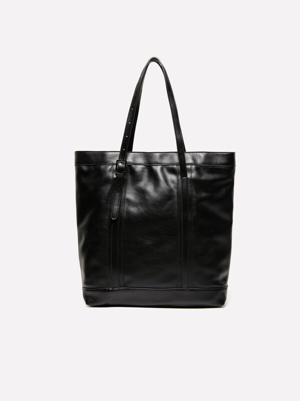 Black shopper bag - women's tote bags | Sisley