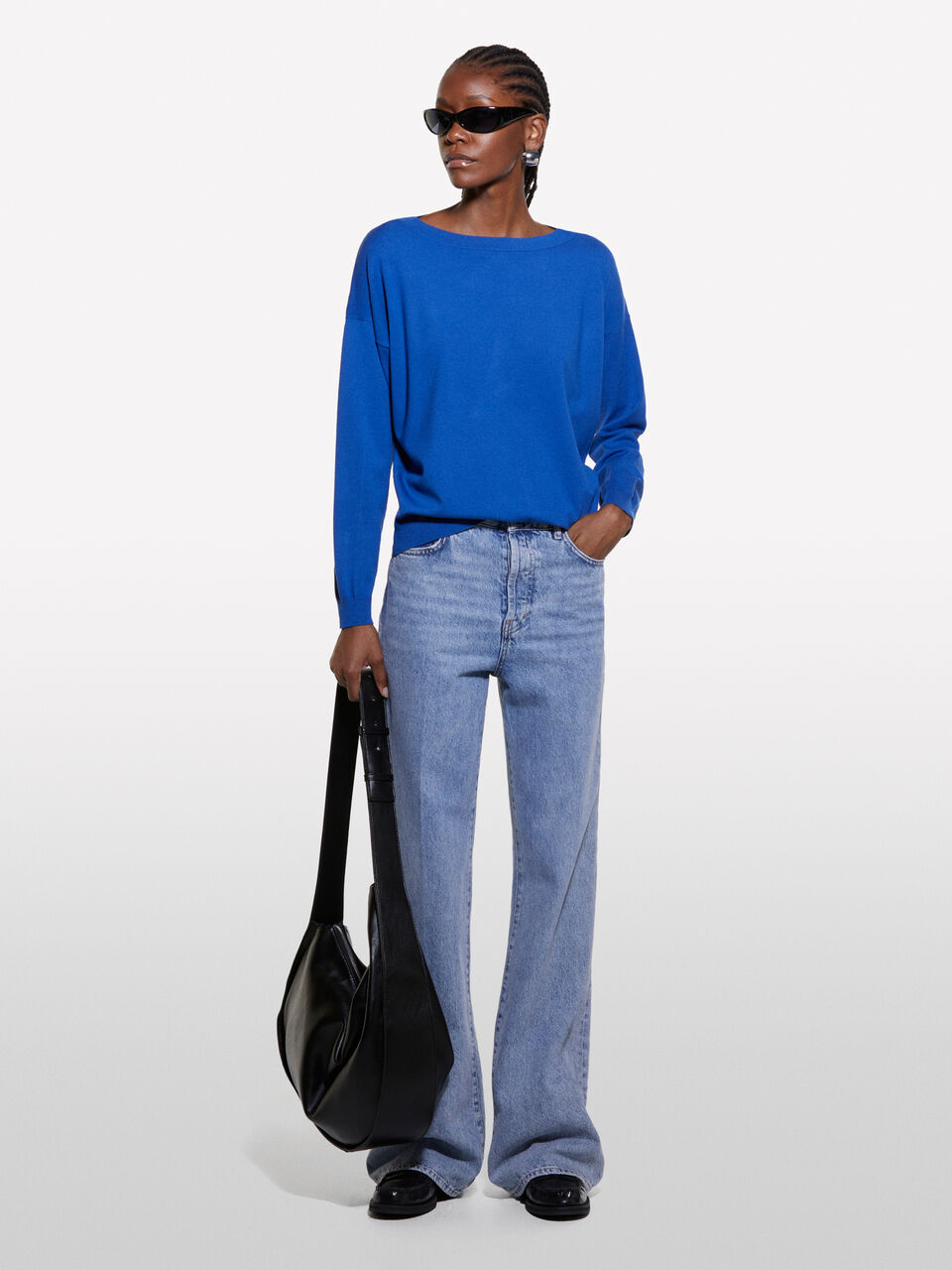 BOAT-NECK SWEAT.L/S Women image number null