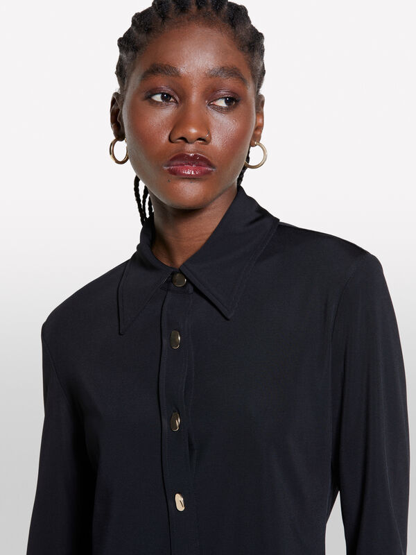 Black shirt - women's shirts | Sisley