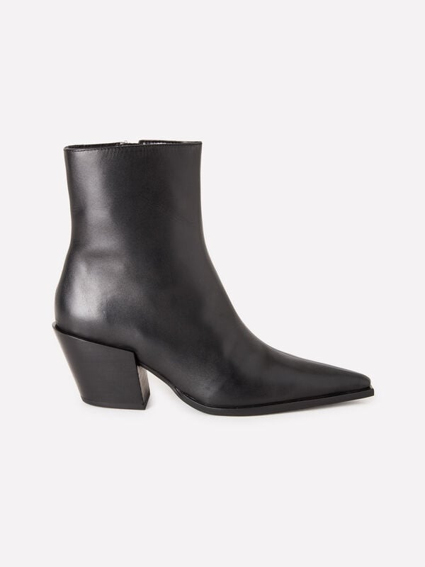 100% leather ankle boots - women's boots and ankle boots | Sisley