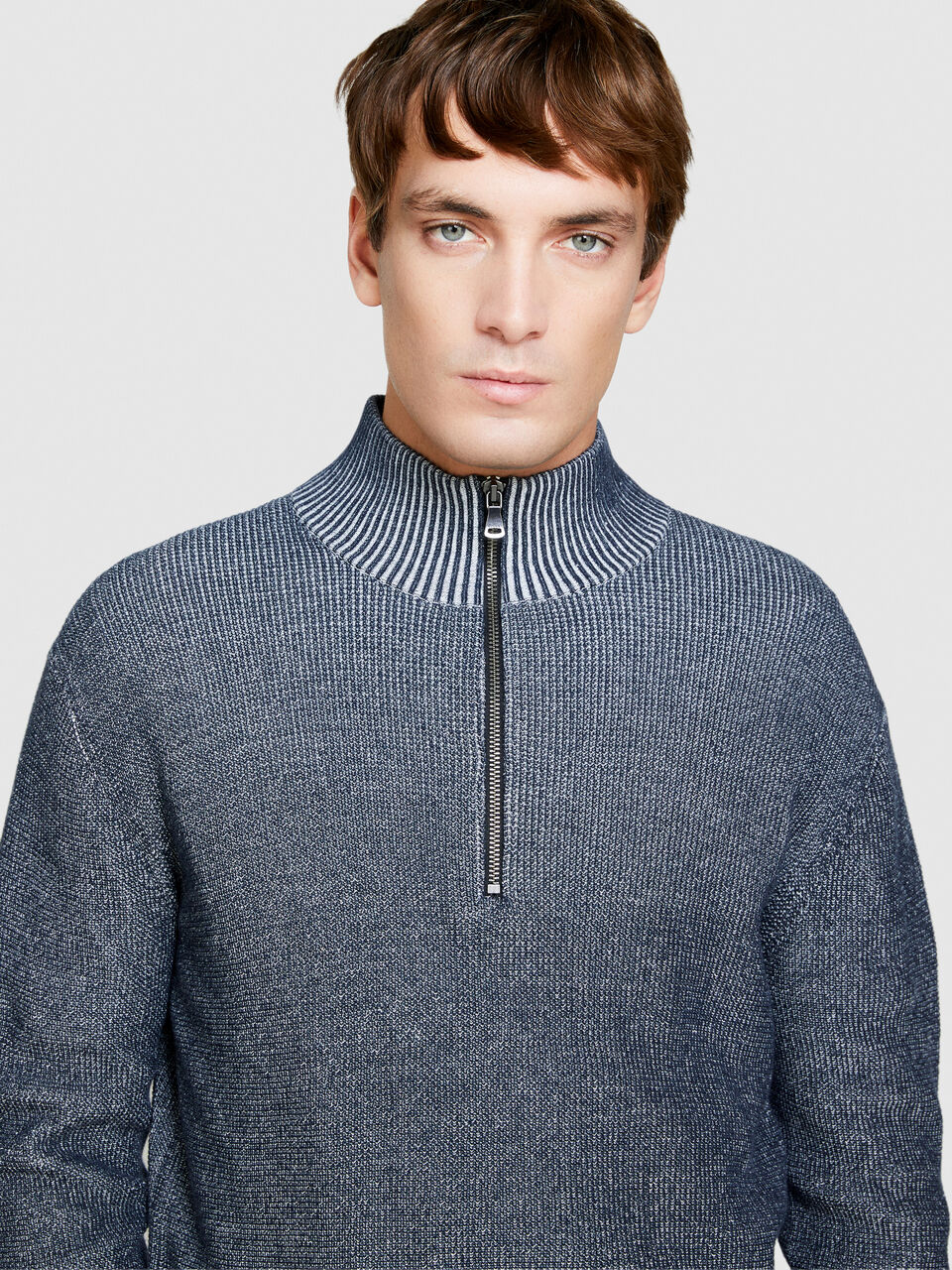 Half-zip sweater Men image number null