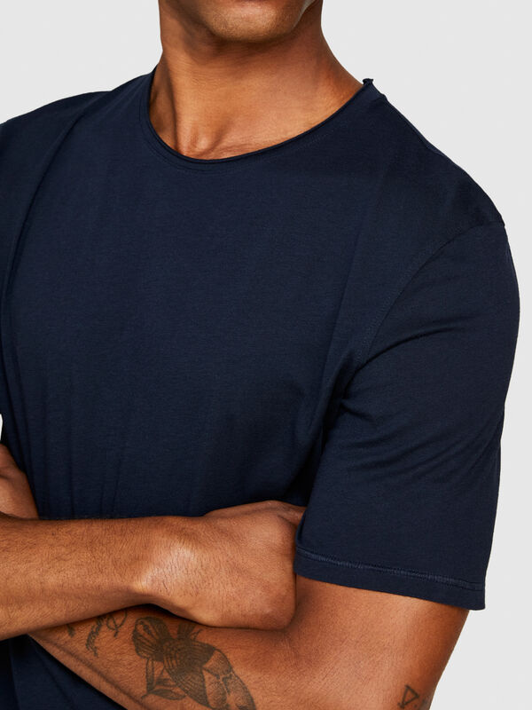 Raw cut t-shirt - men's short sleeve t-shirts | Sisley