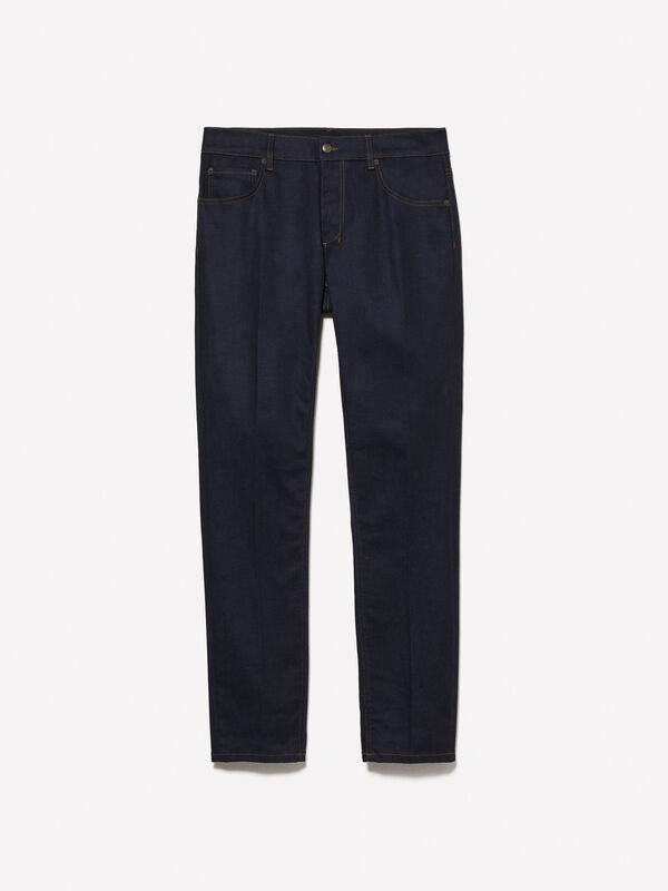 Helsinki dark blue skinny fit jeans - men's skinny fit jeans | Sisley