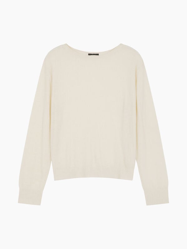 Semi-transparent shirt - Boat neckline | Sisley K