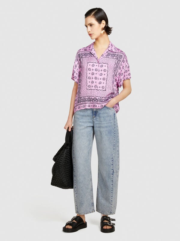 Barrel leg jeans - women's carrot fit jeans | Sisley