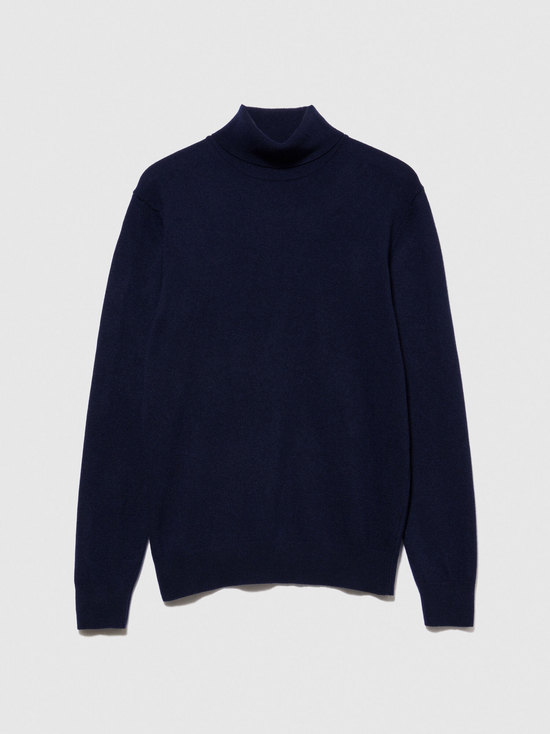 Mens blue sale turtleneck sweater