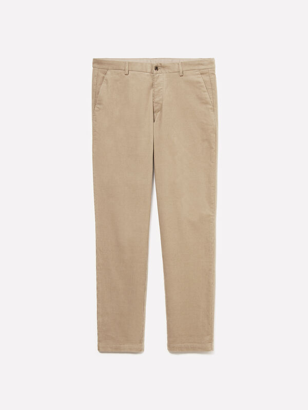 Corduroy chinos - men's chino trousers | Sisley