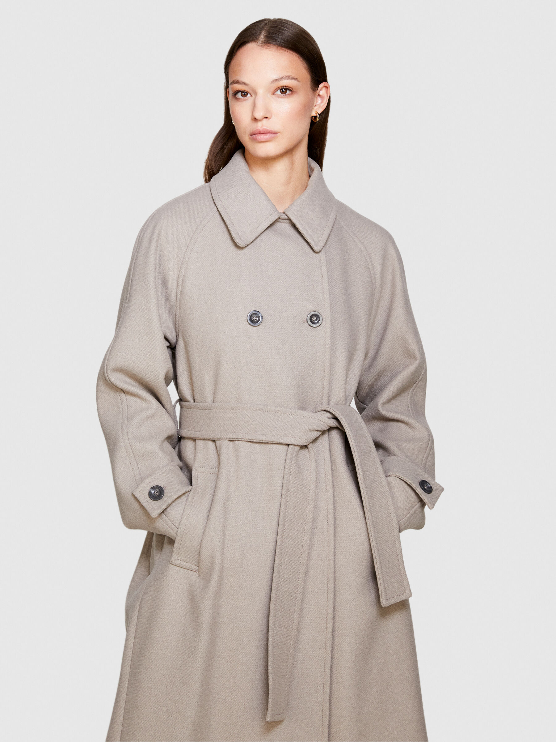 Sisley best sale wool coat