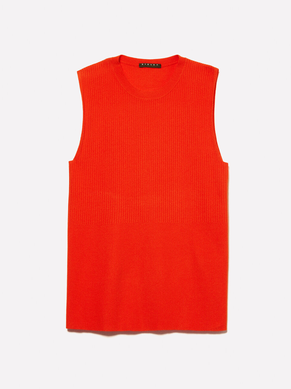 SLEEVELESS SWEATER Women image number null