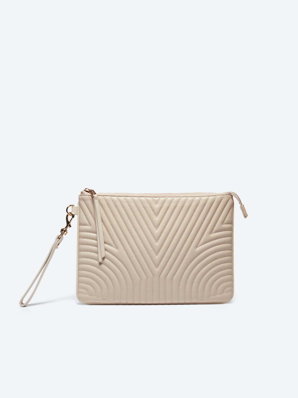 Quilted clutch