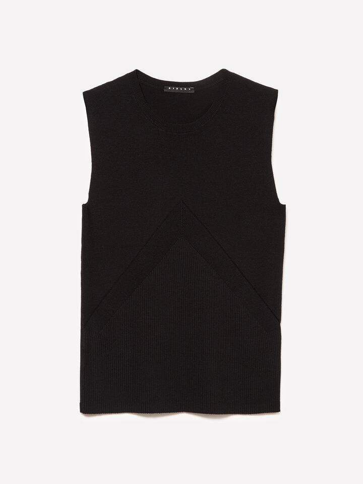 SLEEVELESS SWEATER Women