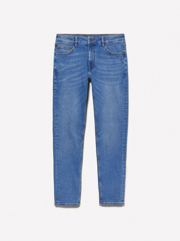 Light blue Style 73 skinny fit jeans - new collection  jeans men | Sisley