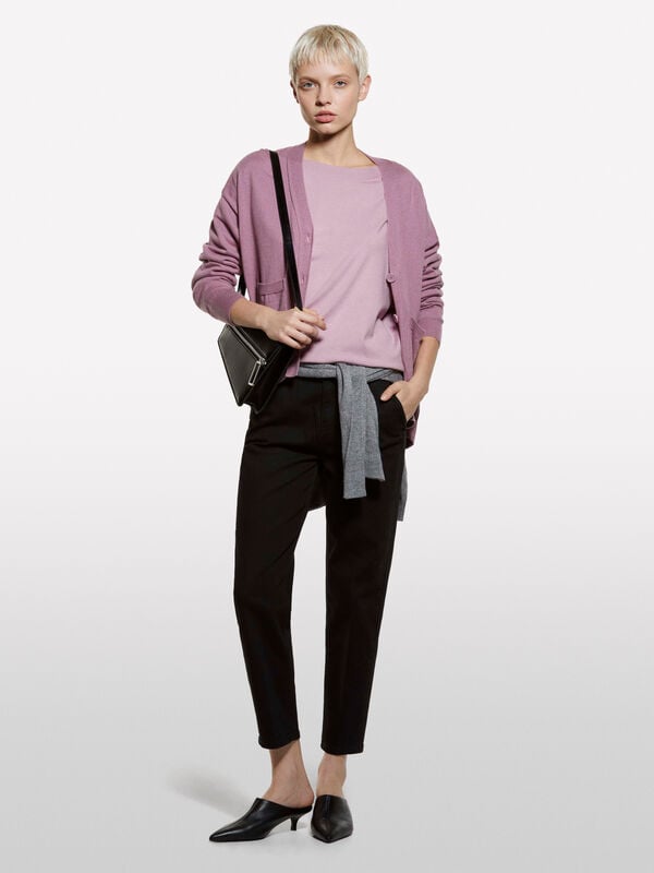 Black Style 71 slim fit chino jeans - women's slim fit jeans | Sisley