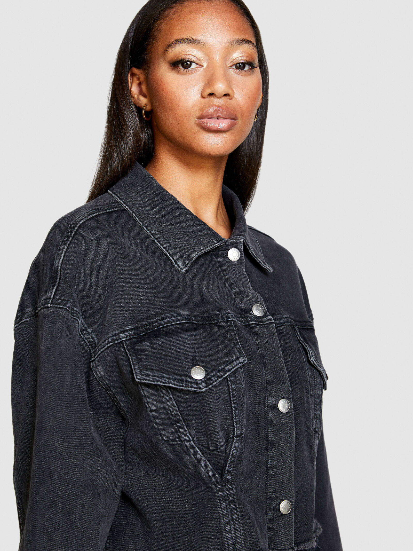 Sisley cheap jeans jacket