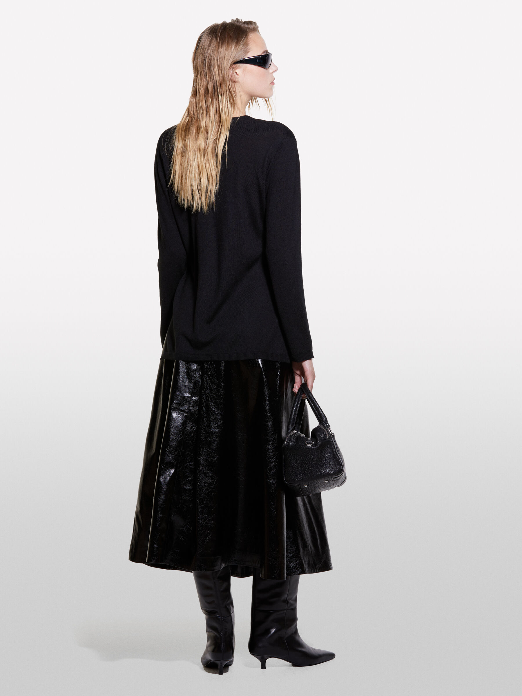 V NECK SWEATER L/S Women image number null