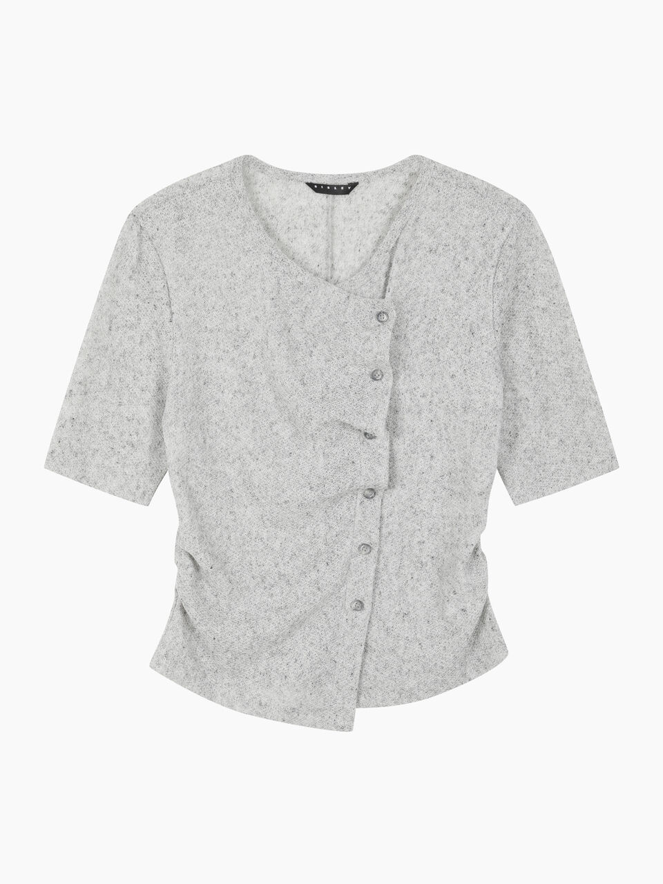 BUTTONED SWEATER H/S Women image number null