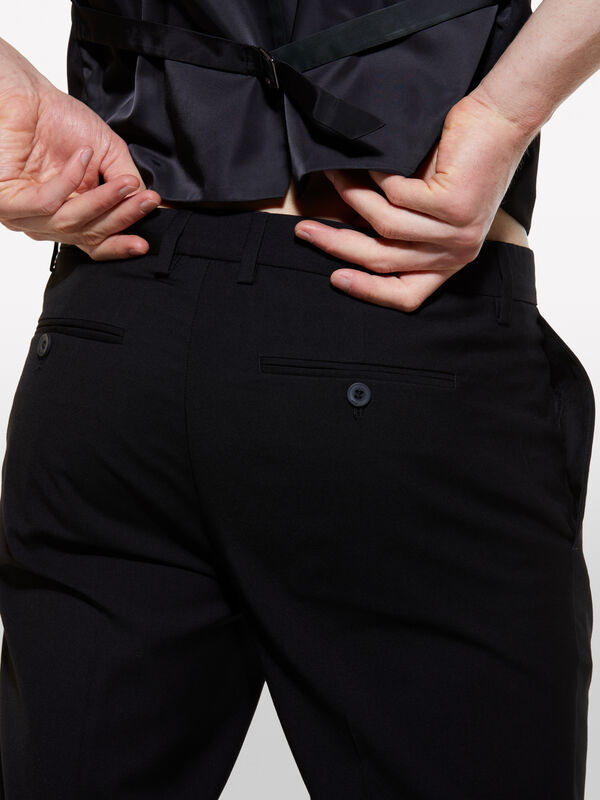Slim fit formal trousers - men's slim fit trousers | Sisley