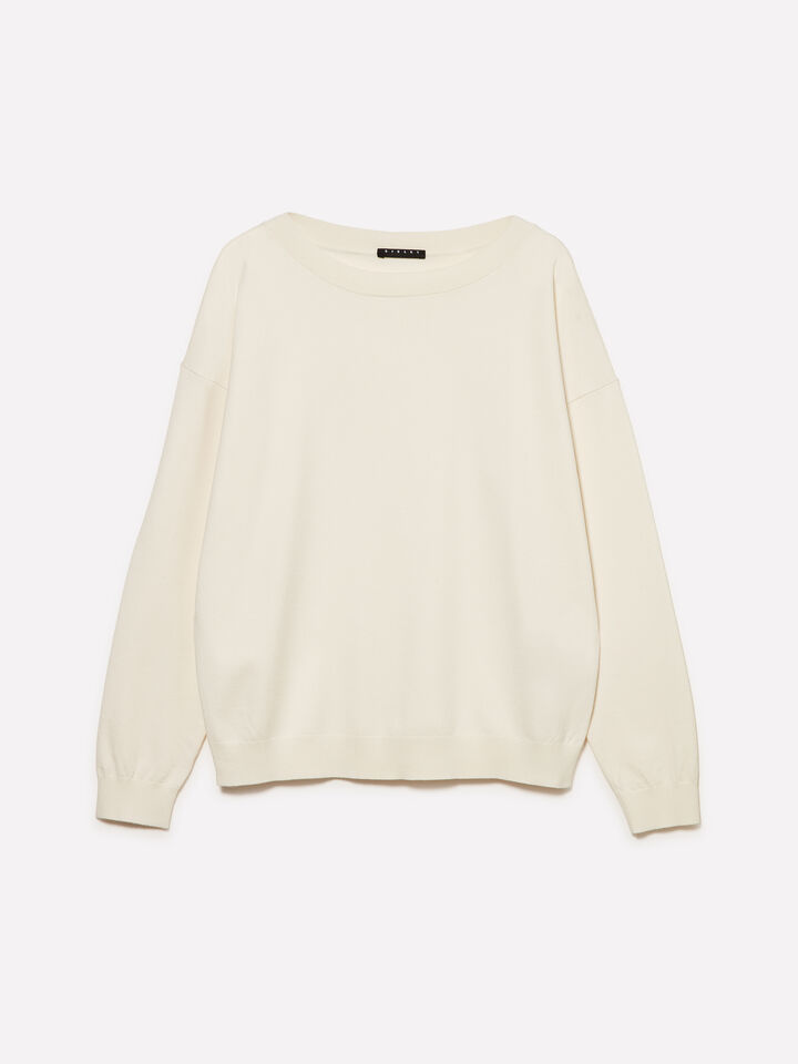 BOAT-NECK SWEAT.L/S Women