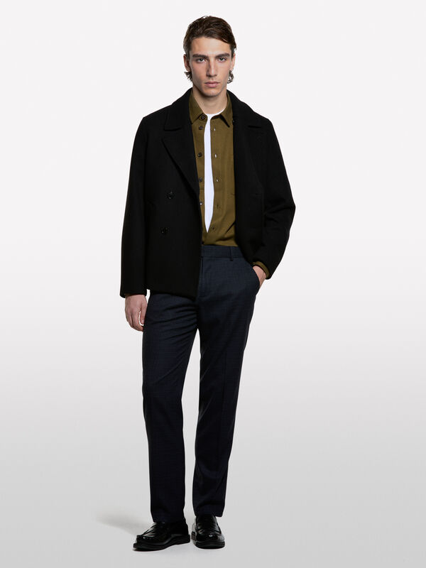 Shirt with pocket - men's regular fit shirts | Sisley