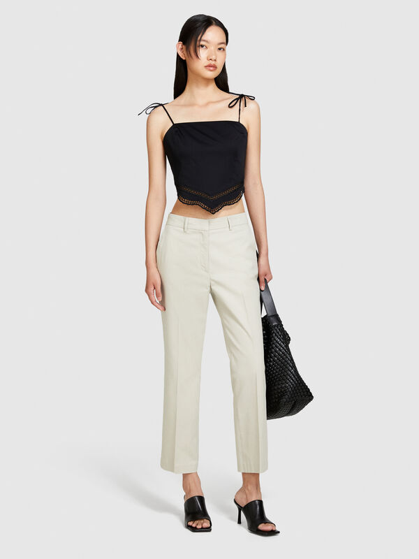 High-waisted trousers - women's high-waisted trousers | Sisley