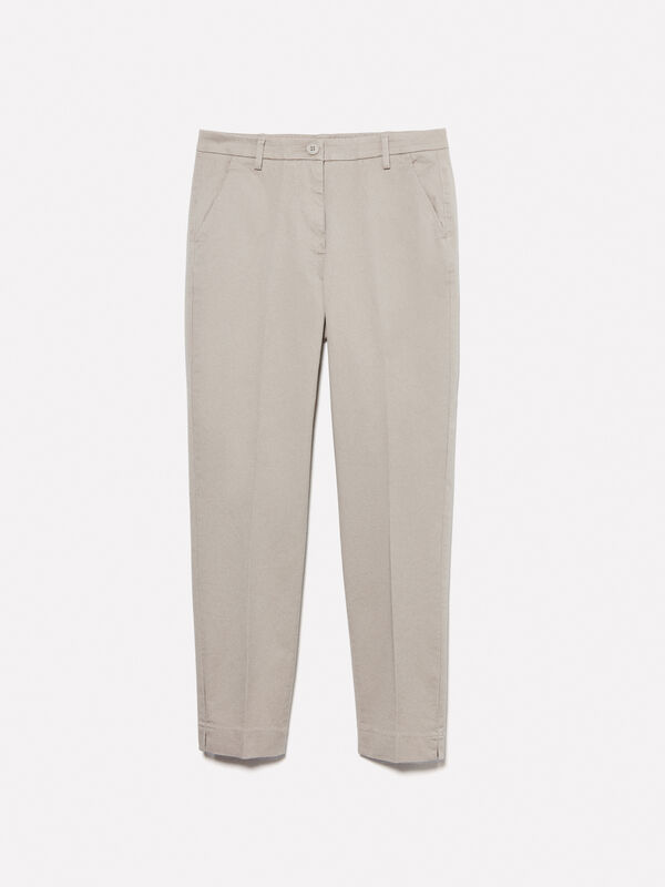 Beige chinos Beige chinos - women's chino trousers | Sisley