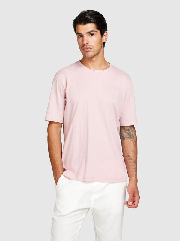 Raw cut t-shirt - men's short sleeve t-shirts | Sisley
