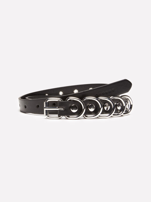 Belt with metal rings - women's belts | Sisley