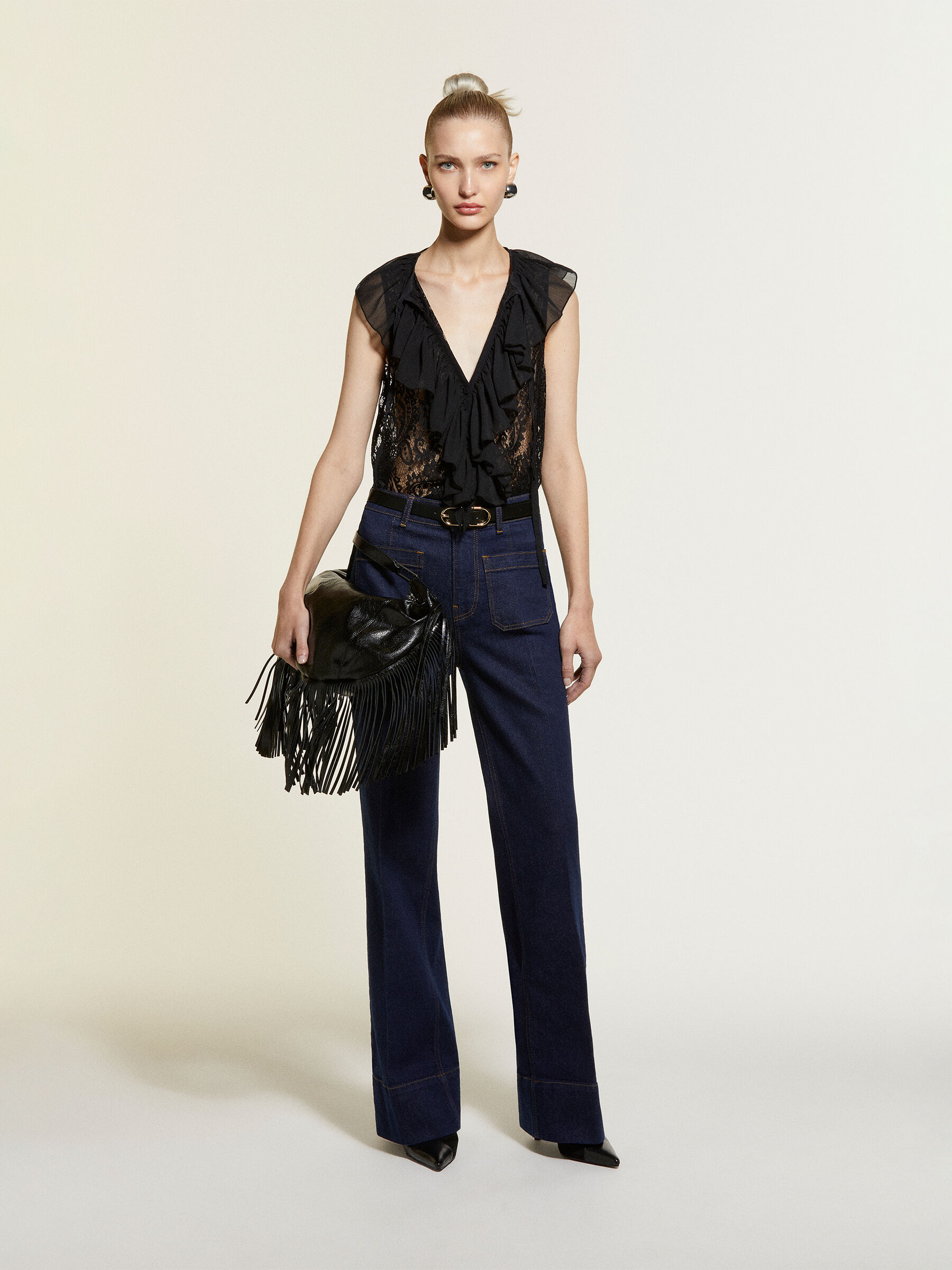 SLEEVELESS SHIRT Women image number null