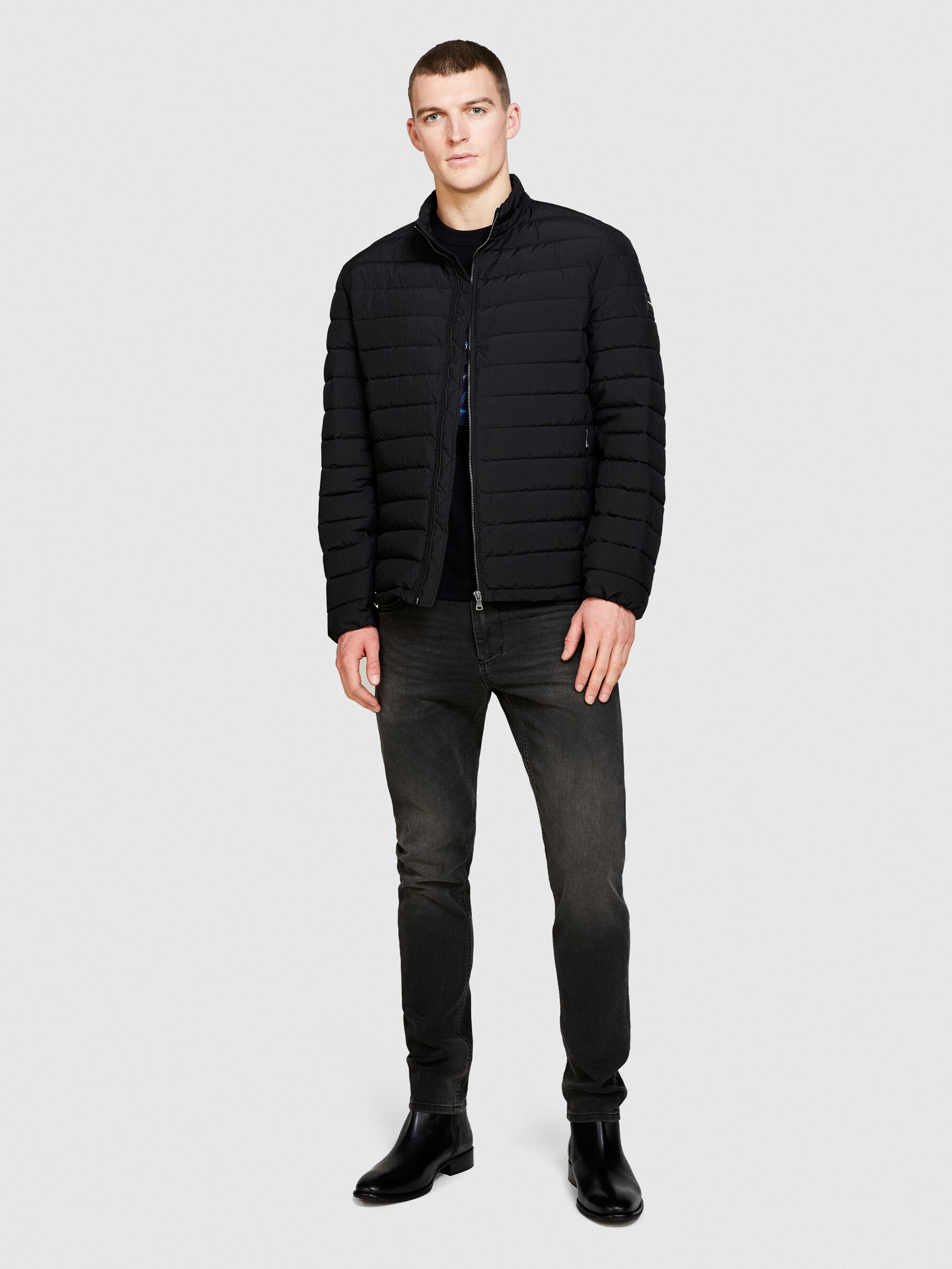 Slim fit padded jacket top