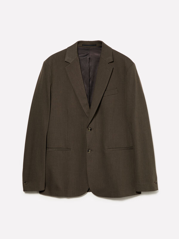 Yarn-dyed blazer - men's blazers | Sisley
