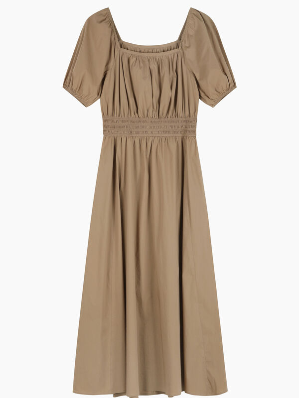 Beige long dress - sisley k long dresses | Sisley K