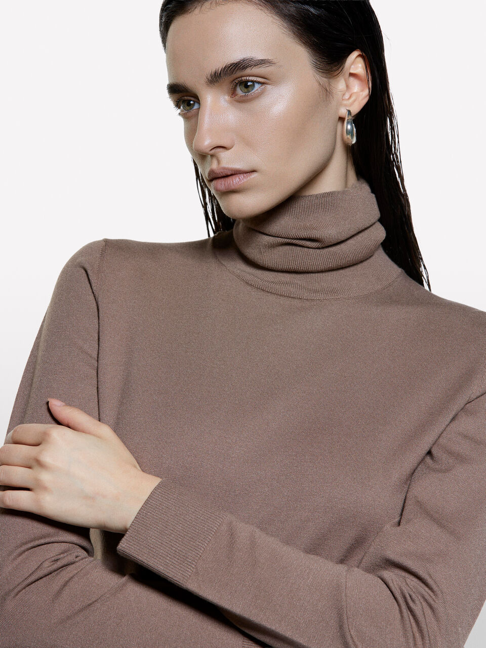 TURTLE NECK SWEATER Women image number null