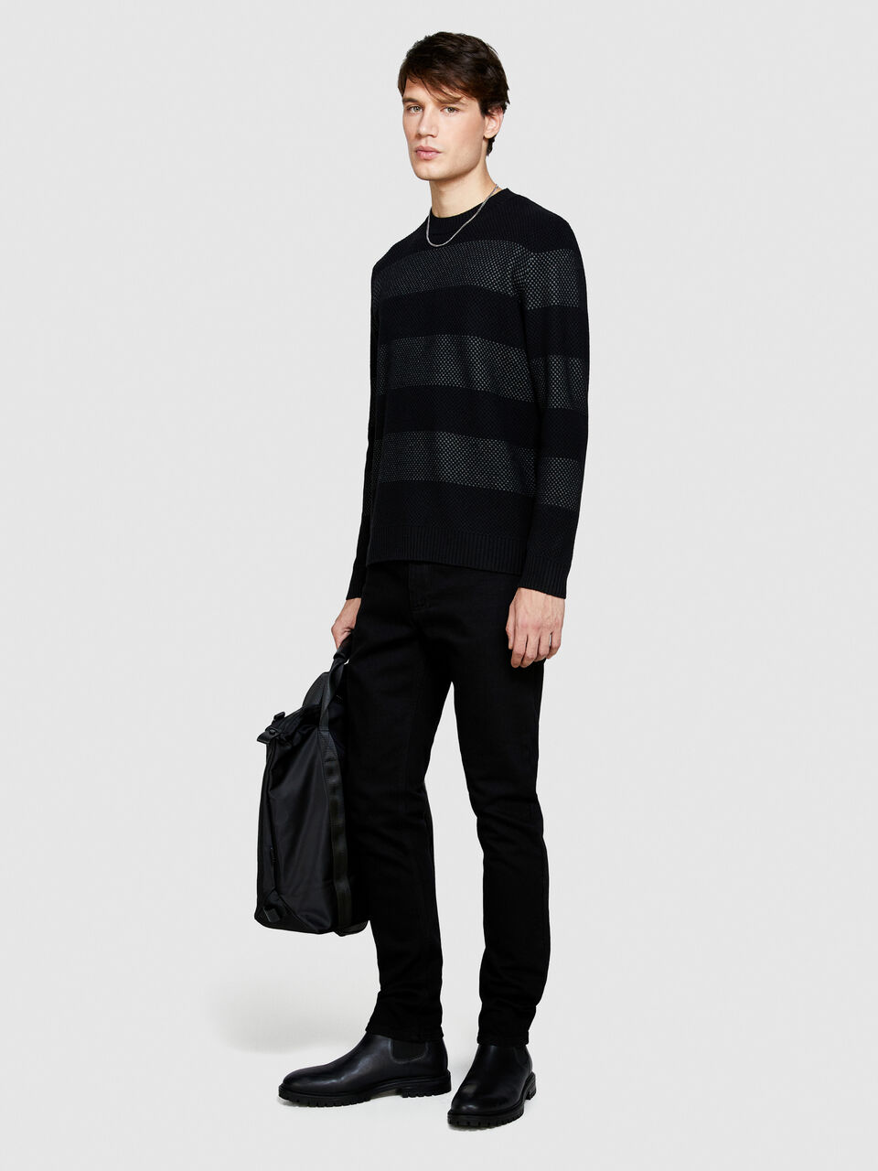 Striped sweater Men image number null