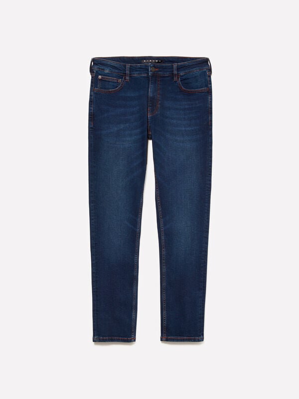 Blue Style 73 skinny fit jeans - men's skinny fit jeans | Sisley